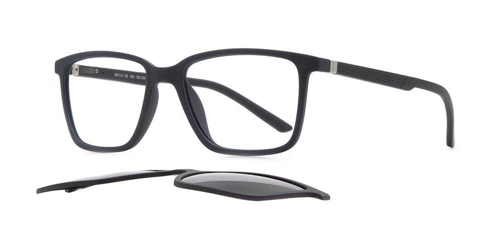 BENX FANTASIA Clipon Teenage Man Rectangular Full-Rimmed Grilamid (TR90) Polarize BXTR90 933-M113